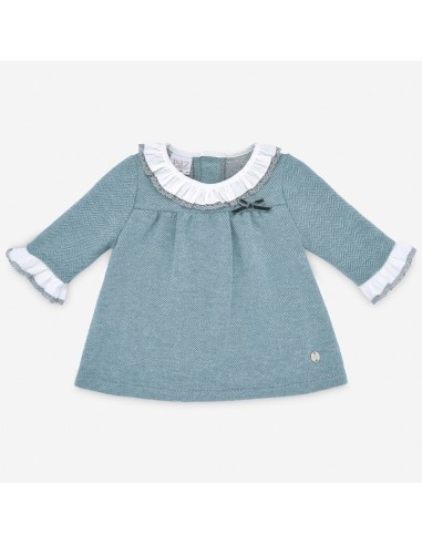VESTIDO BEBE TELA JERSEY LISO SENDERO  PAZ RODRIGUEZ REF.35127