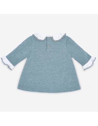 VESTIDO BEBE TELA JERSEY LISO SENDERO  PAZ RODRIGUEZ REF.35127