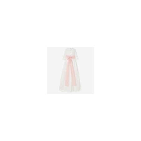 VESTIDO DE COMUNION MODELO AZAHAR 25075 PAZ RODRIGUEZ
