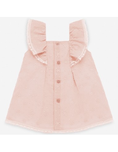 Conjunto de Vestido + Braga de tela para niña BAGAN PAZ Rodríguez.