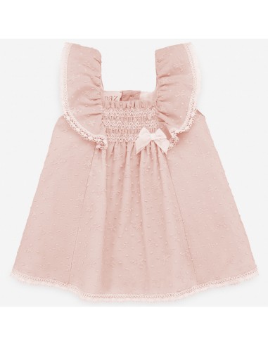 Conjunto de Vestido + Braga de tela para niña BAGAN PAZ Rodríguez.