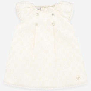 Vestido para Bautizo "MARFIL" PAZ Rodríguez