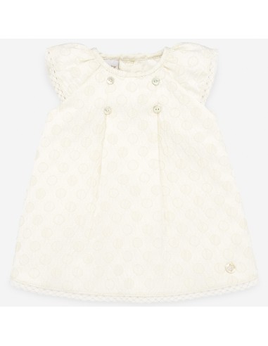 Vestido para Bautizo "MARFIL" PAZ Rodríguez