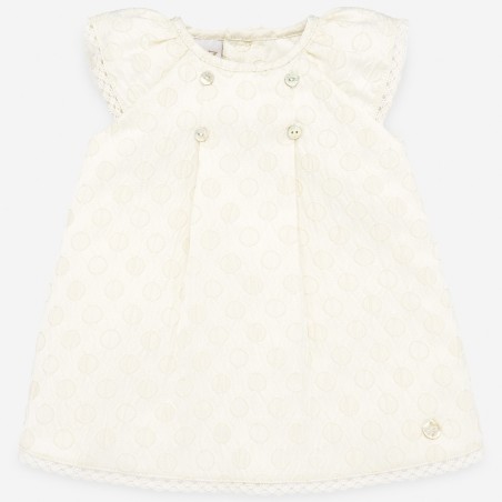 Vestido para Bautizo "MARFIL" PAZ Rodríguez