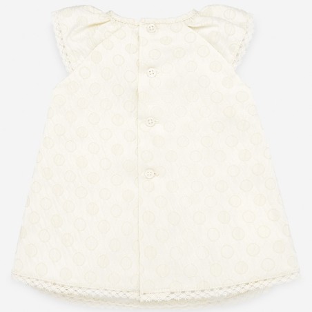 Vestido para Bautizo "MARFIL" PAZ Rodríguez