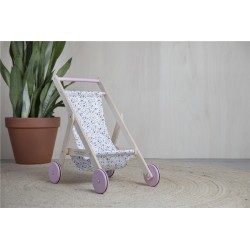 COCHECITO DE MUÑECAS FLORES LD4441 LITTLE DUTCH 2