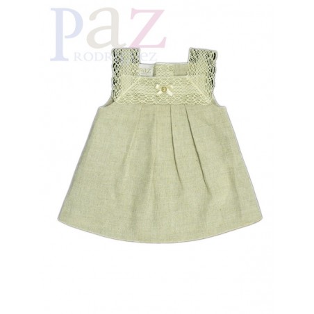 VESTIDO TELA VAINILLA PAZ