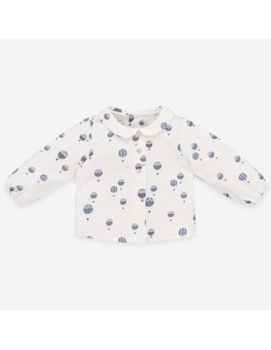 CAMISA BEBÉ MANGA LARGA ESTAMPADA CARICIAS PAZ RODRIGUEZ