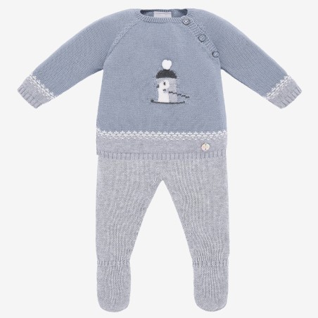 CONJUNTO JUBON + POLAINA "IGLU" PAZ RODRIGUEZ