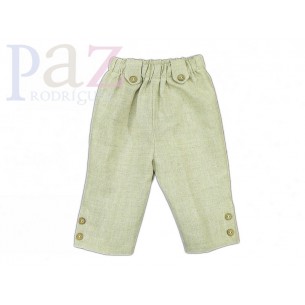 PANTALON TELA VAINILLA PAZ