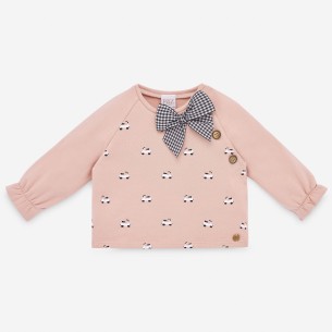 SUDADERA ESTAMPADA CON MOTOS NIÑA CONFORT 21-22  PAZ RODRIGUEZ REF.39779
