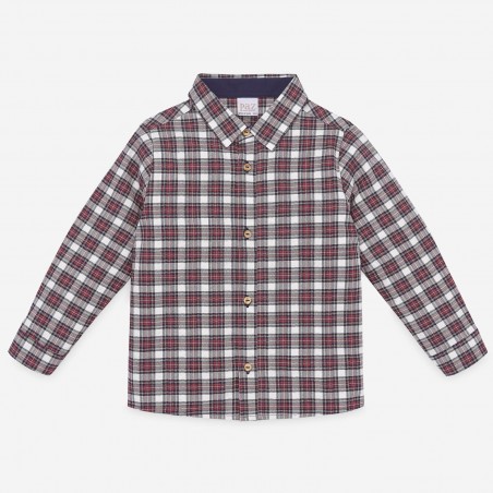 Camisa de cuadros para niño "ABRAZO" PAZ Rodríguez