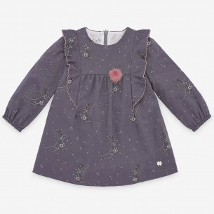 Vestido de tela estampada "Moon" PAZ Rodríguez
