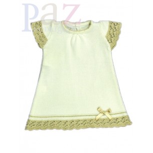 VESTIDO PUNTO MANGA CORTA PAZ