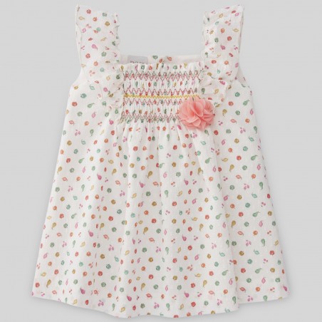 Conjunto Vestido + Braga "FRUTAS" PAZ Rodríguez