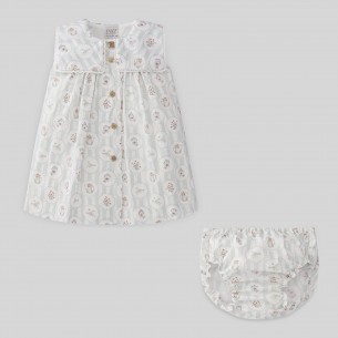 CONJUNTO VESTIDO+BRAGA MERLO PAZ RODRIGUEZ