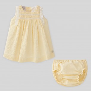 Conjunto Niña Vestido + Braga "LEDA" PAZ Rodríguez