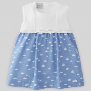 CONJUNTO BEBÉ VESTIDO + BRAGA SUBMARINO PAZ RODRIGUEZ 2