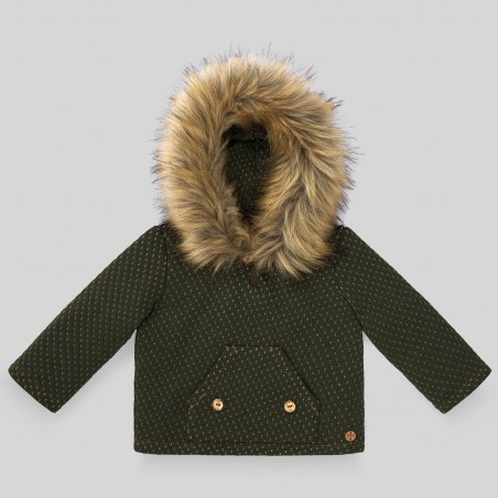 Sudadera niño capucha pelo PAZ RODRIGUEZ
