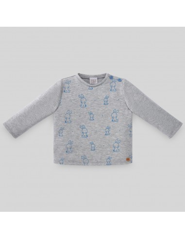 SUDADERA ESTAMPADA CON CONEJITOS CONFORT OI22-23 PAZ RODRIGUEZ ref. 190073