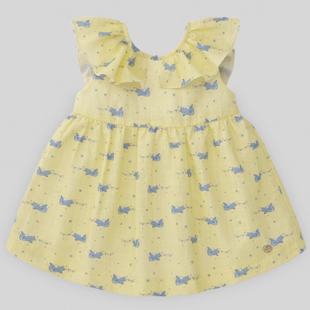VESTIDO ESTAMPADO AVIONETAS PAZ RODRIGUEZ