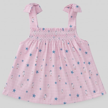 Vestido corto ñiña "GAVIOTAS" baño PAZ Rodríguez