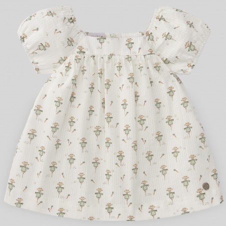 VESTIDO ESTAMPADO ESPANTAPAJAROS PAZ RODRIGUEZ REF.150642