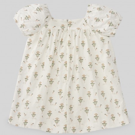 VESTIDO ESTAMPADO ESPANTAPAJAROS PAZ RODRIGUEZ REF.150642