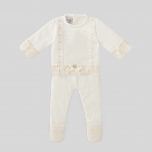 Conjunto Bebé Jubón + Polaina Luz PAZ Rodríguez 2