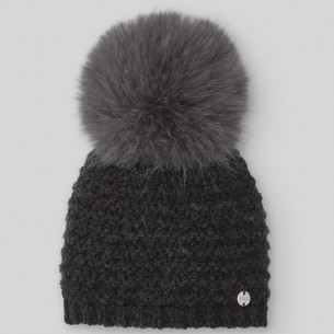 Gorro infantil con pompón pelo BAMBALINA PAZ Rodríguez 2