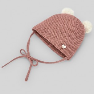 Gorro Algodón Cashmere con pompones Candil PAZ Rodríguez