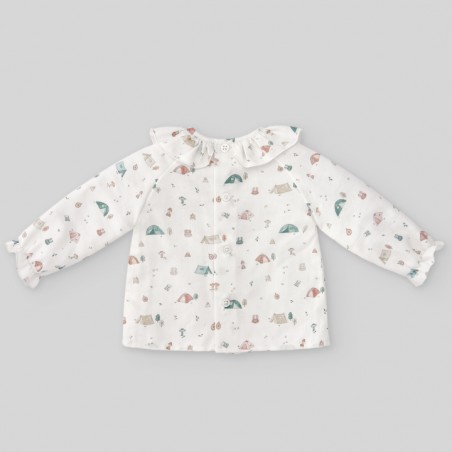 Blusa niña estampada Candil PAZ Rodríguez
