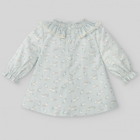 Vestido niña estampado ocas "VERDI" PAZ Rodríguez
