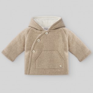 Chaquetón bebé con capucha Ballet PAZ Rodríguez