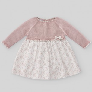 Vestido niña punto tela Romeo y Julieta PAZ Rodríguez