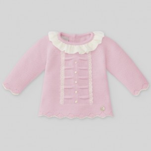 Conjunto bebé jubón + polaina niña PAZ Rodríguez 2