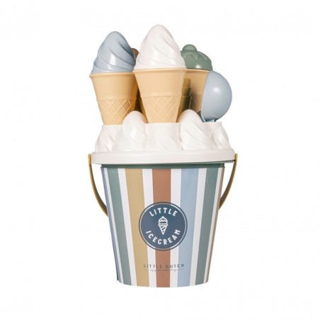 SET PLAYA HELADOS AZUL LITTLE DUTCH