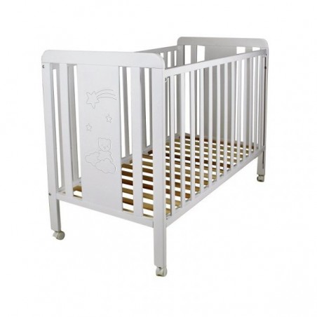 CUNA OSITO 120X60 CON ESTRELLAS IKID