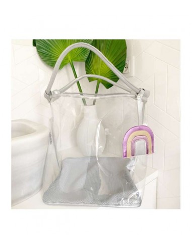 BOLSO DE PLAYA TRANSPARENTE PLAY AND STORE