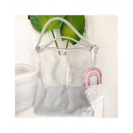 BOLSO DE PLAYA TRANSPARENTE PLAY AND STORE