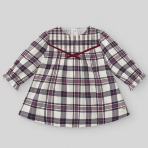 Vestido de cuadros niña NAVIDAD PAZ Rodríguez
