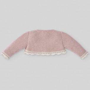 Chaqueta corta niña algodón cashmere Ballet PAZ Rodríguez 2