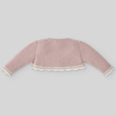 Chaqueta corta niña algodón cashmere Ballet PAZ Rodríguez