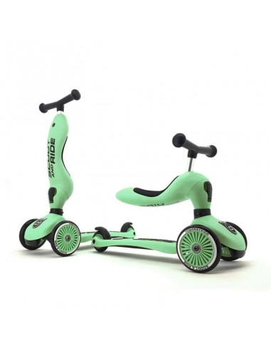 PATINETE CORREPASILLOS 2 EN 1 HIGHWAYKICK color verde Kiwi