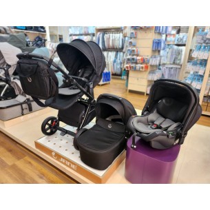 cochecito Jané Crosslight en formato tres piezas, que incluye Silla Jané Crosslight, Capazo Sweet y Portabebé Koos