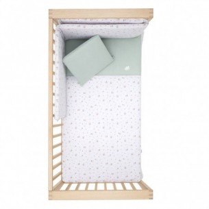 JGO 2 PCS COLCHA+ PROTECTOR CUNA 60 60X120X3 CM CAMBRASS 2
