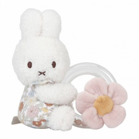 Sonajero Anillo Miffy Vintage Flores Little Dutch