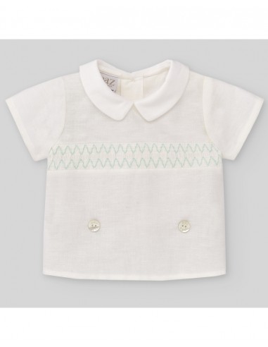 Blusa niño con nido de abeja "Iris" PAZ Rodríguez