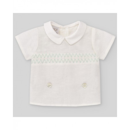 Blusa niño con nido de abeja "Iris" PAZ Rodríguez