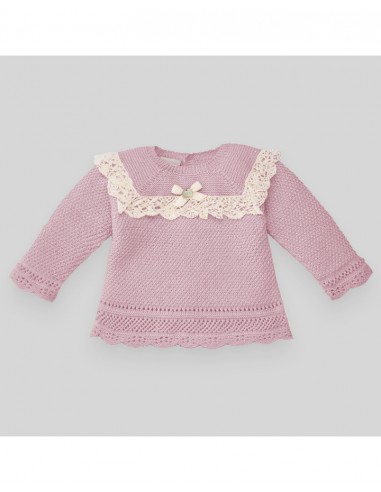 Conjunto bebé jubón + polaina "PAZ"PAZ Rodríguez
